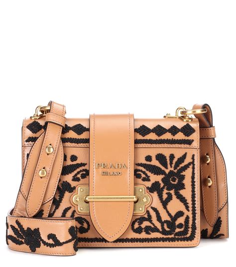 prada cahier bag brown|Prada cahier bag for sale.